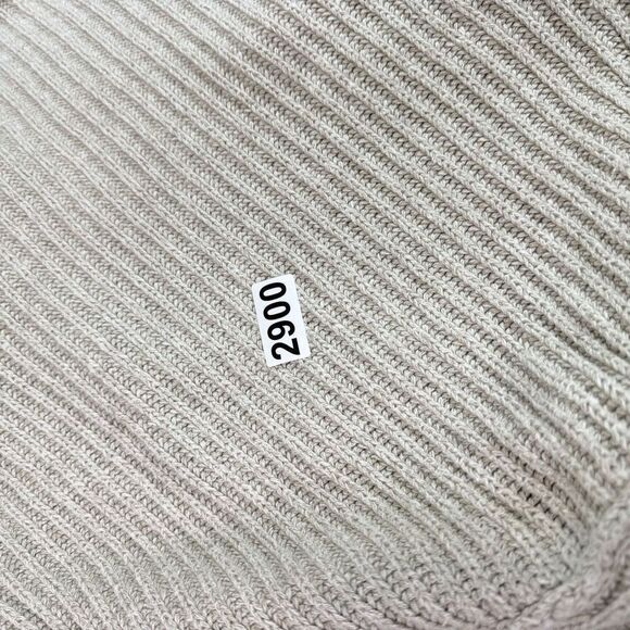 Free People Sweater Womens Small Tan Marlie Deep V-Neck Ribbed Knit Long Sleeve - Picture 12 of 12